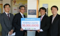 NH농협카드, 지구촌사랑나눔에 후원금 5000만원 전달