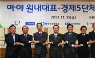 [포토]경제5단체장, 국회 여야 원내대표 간 정책간담회 