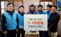한국수자원공사 광주전남본부, 함평군에 100만원 기탁