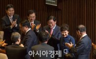 [포토]여당 박수만 받는 박근혜 대통령
