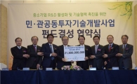 중기청·민간기업, 218억 中企 R&D펀드 조성