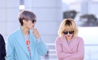 [포토]장현승-현아 '날씨가 너무 추워'