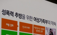 [포토]성폭력 추방을 위한 여성가족부의 약속 