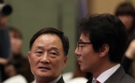 [포토] 김호곤 감독 '마지막에 그렇게 뒤집어지다니'