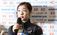 [포토] 질문에 답하는 피겨여왕 김연아