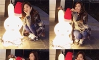 제시카 근황사진 "토끼와 찰칵…크리스마스가 코앞이네요"
