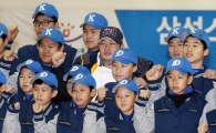 [포토] 오승환 '후배들과 화이팅~'