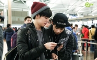 이현우-박지빈, 공항 패션 뽐내며 사이판으로 출국