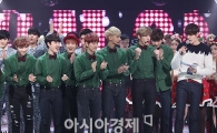 [포토]'엠카운트다운' 엑소, '저희가 1위에요?'