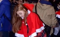 [포토]걸스데이 소진, '공항 밝히는 미녀산타'
