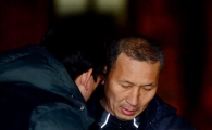 [포토]귀엣말 나누는 철도노조 부위원장