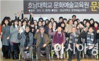 호남대 ‘2013 문화예술인의 밤’, 작품 전시