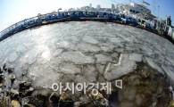 [포토]한파에 한강이 꽁꽁 