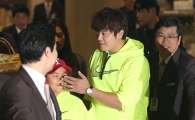 [포토] 추신수 '우리 아들 눈 부실라~'