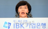 [포토]취임사 전하는 권선주 기업은행장