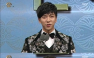 [MBC연기대상] 이승기 하지원, 인기상 수상 "얼떨떨하다"