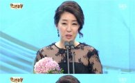 [SBS연기대상]'은상 엄마' 김미경, 미니시리즈 특별연기상