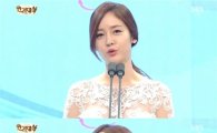 [SBS연기대상]우수연기상 성유리 "반성·후회 잊지 말라고 준 상"