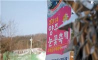 크라운-해태제과, 아트밸리서 '양주눈꽃축제' 개막
