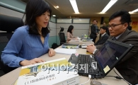 [포토]고객정보 유출 상황 조사하는 금감원 조사관