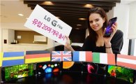 LG전자, 휘어진 폰 'G 플렉스' 유럽 20개국 출시