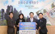[포토]광주 동구 금남밸리협의회, 저소득층 지원 사랑의 성금 기탁