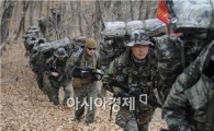 한미해병대 장병들 첫 천리행군 