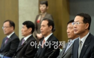 [포토]인사말 하는 신임 아시아나항공 김수천 사장