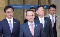 [포토]남북회담본부 나서는 고위급대표단