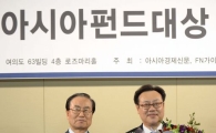 [포토]아시아펀드대상, 베스트 해외 판매상 수상한 우리투자증권
