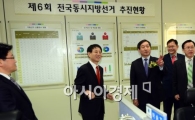 [포토]공명선거지원상황실 둘러보는 유정복 장관