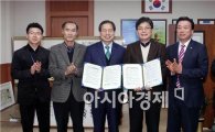 [포토]광주북구-경제문화공동체 ‘더함’, 사회적경제 지원센터 협약 