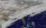 "미국이 얼었다"…폭설·혹한 구름띠 포착 