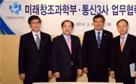 최문기 장관 만난 이통3사 CEO들 "부끄럽다"