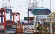 광양항 '컨'터미널 혼잡 정보 실시간 서비스