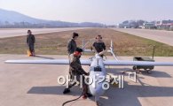 [포토]한국형 무인기 송골매 비행훈련