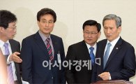 [포토]국회 국방위 출석하는 김관진 장관