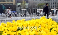 [포토]계속되는 이상고온, '봄이야? 여름이야?'