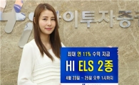 하이투자證, 최대 연 11.0% 수익 추구 등 ELS 2종 공모