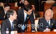 [포토]의견 나누는 김한길·안철수 공동대표