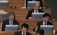 [포토]세월호 대정부 질문에 출석한 국무위원들
