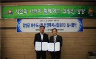 코오롱글로벌, 양양군 하수도시설 민간투자사업 실시협약 체결