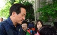 첫 주말 '강북' 찾은 정몽준, '개발' 앞세워 표심잡기