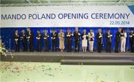[포토]만도, 유럽 첫 생산거점 폴란드공장 준공