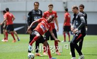 [포토] 튀니지 대표팀,'화려한 개인기를 보여주마' 