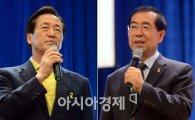 "왜 발언 도중 자꾸 끼어드나"…鄭-朴 토론중 신경전