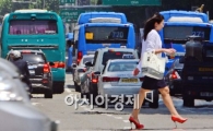 [포토]아스팔트에서 아지랑이가…