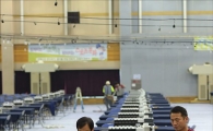 [포토]개표소 설치 완료