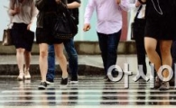 [포토]빗길 걷는 시민들