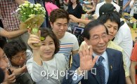 [6·4선거]박원순 "서울은 이제 4년 더 시민이 시장이다"